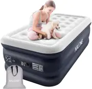 Inflatable Mattress Air Bed Self-Inflating Guest Bed with Built-in Electric Pump