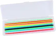 Kisangel Colorful Sticks Educational Set for Interactive Counting Tools with Storage Box for Family Game Cognitive Development and Hand Eye Coordination Skills