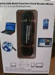 OTG USB Multifunction Card Reader Writer For PC & Smart Mobile Phones New