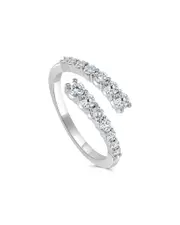 Sabrina Designs 14K 0.69 ct. tw. Diamond Half-Eternity Ring 7 NoColor