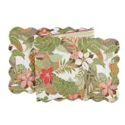 14" x 51" St. Croix Cotton Quilted Reversible Table Runner