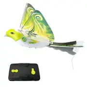 Nevenka Kids Flying Remote Control Bird Toy with Bionic Flapping Wings-Green