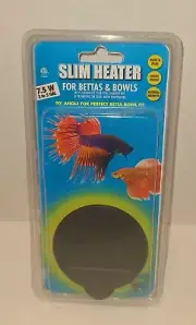 Hydor Slim Heater for Bettas and Bowls 7.5W Plug N Play 100% SAFE Natural Warmth