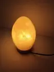 Himalayan Pink Salt Lamps + 12V 12W Switch - Natural Egg Shape Crystal Light