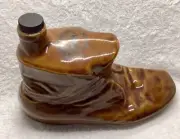 BENDIGO POTTERY BOOT SHOE SHAPE DECANTER BOTTLE