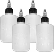 4 Pack Outdoor Condiment Bottles Oil Bottles Seasoning Fuel Oil Containers Dispensers for Camping BBQ Picnic Travel ALKOY