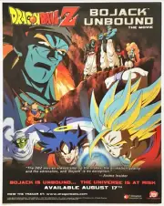 Print Ad Anime Dragon Ball Z DBZ Bojack Unbound Movie Original Promo Poster Art