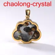 31.6Ct Pallasite Meteorite Pendant Brenham Meteorite Necklace --F10