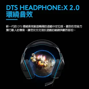 Logitech 羅技 G431 電競耳機麥克風 7.1聲道環繞音效 電競耳機 耳罩式 有線耳機 靜音 LOGI057