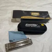 East Top T008K 10Holes 20Tones Chromatic Harmonica Key of Bb Diatonic Blues Gift
