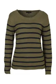 Roving Stripe Pull Over Jumper--JUM-33611015A
