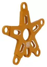 Chop Saw RETRO alloy BMX bicycle chainring spider 110mm bcd- GOLD