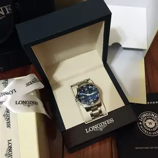 LONGINES 浪琴 深海征服者 陶瓷框 潛水 300米 機械錶 藍 41mm L37814966