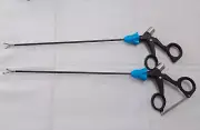 2pc Laparoscopic Allis and Maryland Curved Grasper Endoscopy Instrument Set 5mm