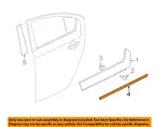 GM OEM 11-15 Volt Rear Door Exterior Trim-Chrome Strip 22796904