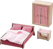 HABA 301988 Little Friends Dollhouse Furniture Master Bedroom Set
