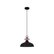 CLA Lighting NARVIK Dome with Copper Highlight Pendant Light - Black