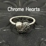 CHROME HEARTS 克羅心戒指 925純銀戒指 愛心戒指 男女桃心復古做舊朋克嘻哈CJ027