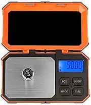 EZONEDEAL Digital Pocket Scale, Gram Scale, Mini Scale 6 Units Jewelry Scale with LCD Display, Tare Function for Food Scale, Jewelry, Coin, Coffee - Pocket Weight Scale, Digital Scale