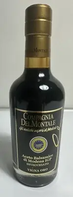 Compagnia Del Montale Balsamic Vinegar of Modena, Vigna Oro, 8.5 Ounce