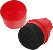 HEALEEP Car Polishing Pad Ergonomic High Density Sponge Brush for Tire Waxing Buffing Polishing Versatile Handheld Tool for Cleaning of Car Surfaces for Automotive Maintenance