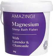 Amazing Oils Magnesium Sleep Bath Flakes 2 Kg