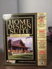 New Sealed, Complete Home Design Suite Deluxe Edition Expert Brand PC Activision
