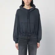 [R13] Faded navy blue sweatshirt in cotton M Blue