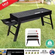 Foldable Portable BBQ Charcoal Grill Barbecue Camping Hibachi Picnic AU