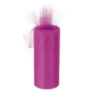 Tulle Rolls Fabric Spools 6" 25 Yards Dark Rose Red for Wrapping Wedding