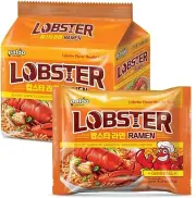 Paldo Instant Lobster Soup Noodle Original Style 4.23 oz x 4 Packs ( Pack of 2 )