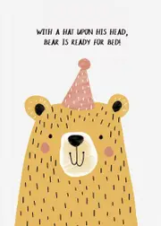 [Namly Design] Poster - Bear Ready for Bed