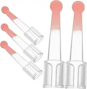 VERDANVERSE 5pcs Ear Spoon Convenient Visible Ear Wax Cleaning Tips Transparent Replacement for Family Use Inspection and Maintenance