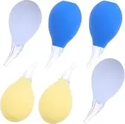Abaodam 6pcs Baby Nasal Suction Device Snot Remover for Nose Cleaning Silicone Comfortable Portable Random Color