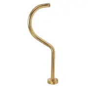 NPT Shower Extension Arm Brushed Gold S Shaped Gooseneck Stainless Steel Y