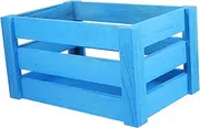 iplusmile Vintage Style Wooden Crate Home Storage Box Desktop Organizer for School and Office Supplies