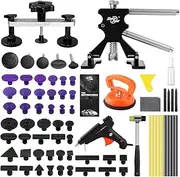 Super PDR Auto Dent Removal Kit, Dent Repair Kit with Dent Lifter and Bridge Dent Puller Remove 90% of car dents in 30 minutes for hail damage and door repairs