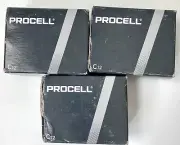 C12 Procell Duracell Box Of 12 C Alkaline Batteries PC1400, 3 Boxes