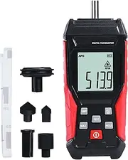 Digital Laser Photo Tachometer 3100,000rpm, Contact RPM Tachometer Gauge Speed Meter with Data Hold, Max/Min