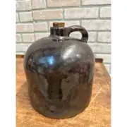 ANTIQUE RED WING MINNESOTA STONEWARE WHISKEY JUG 1 GALLON ALBANY SLIP SIGNED