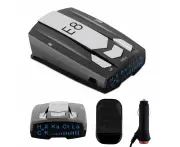 Radar Detector, Car Speed Laser Radar Detector With Led Display Voice Alert And Alarm System Radar Detector Kit With 360 Degree Detection