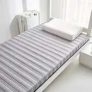 Thick Winter Futon Floor Mattress, Non-Slip Thick Mattress, Foldable Japanese Futon, Japanese Thick Mattress, Portable Roll Up Mattress for Guest Use, Camping