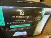 Bedgear BGM026009 - Ver-Tex Mattress Protector- Split Cal King - White (NEW)