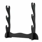 Japanese Samurai Sword Stand Holder Tai Chi Sword Katana Tanto Saber Rack 3 Tier