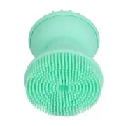 Dual Head Facial Cleansing Brush Silicone Ergonomic Scalp Scrubber Exfoliato ADS