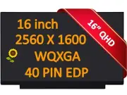 For Dell Alienware M16 R1 R2 P124F LCD LED SCREEN 2560X1600 165Hz 0XT70W 16" new