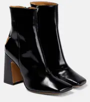 [Maison Margiela] Maison Margiela Patent leather ankle boots AU 6 black