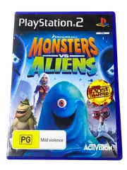 Monsters Vs Aliens PS2 PAL *Complete* (Preowned)