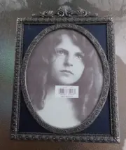 NWT Picture Frame Pewter Vintage Unique Oval Decorative Victorian