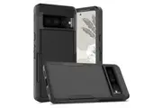 ZUSLAB Pixel 7 Pro Case Rugged Defender Protective Heavy Duty Shockproof Dustproof Cover for Google - Black